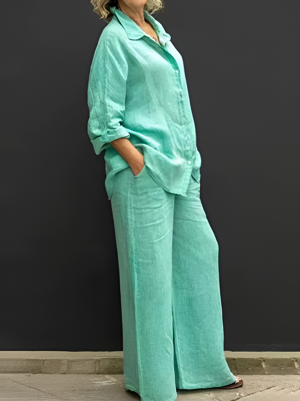Avelisse | Linen Relaxed Two-Piece Set