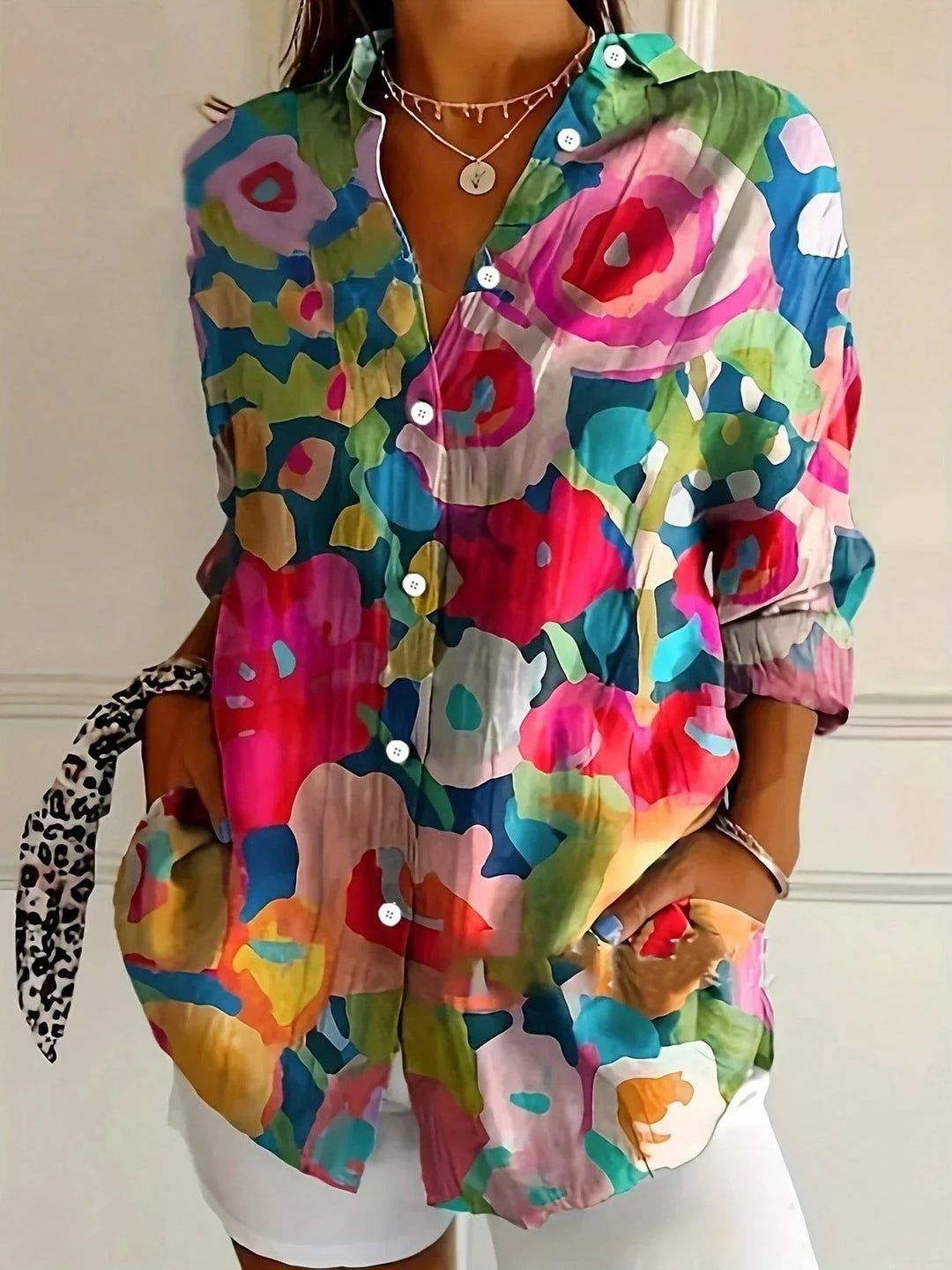 Aveline | Floral Button Blouse