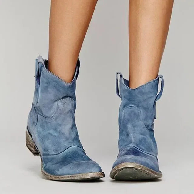Dael - Vintage Cowboy Ankle Boots