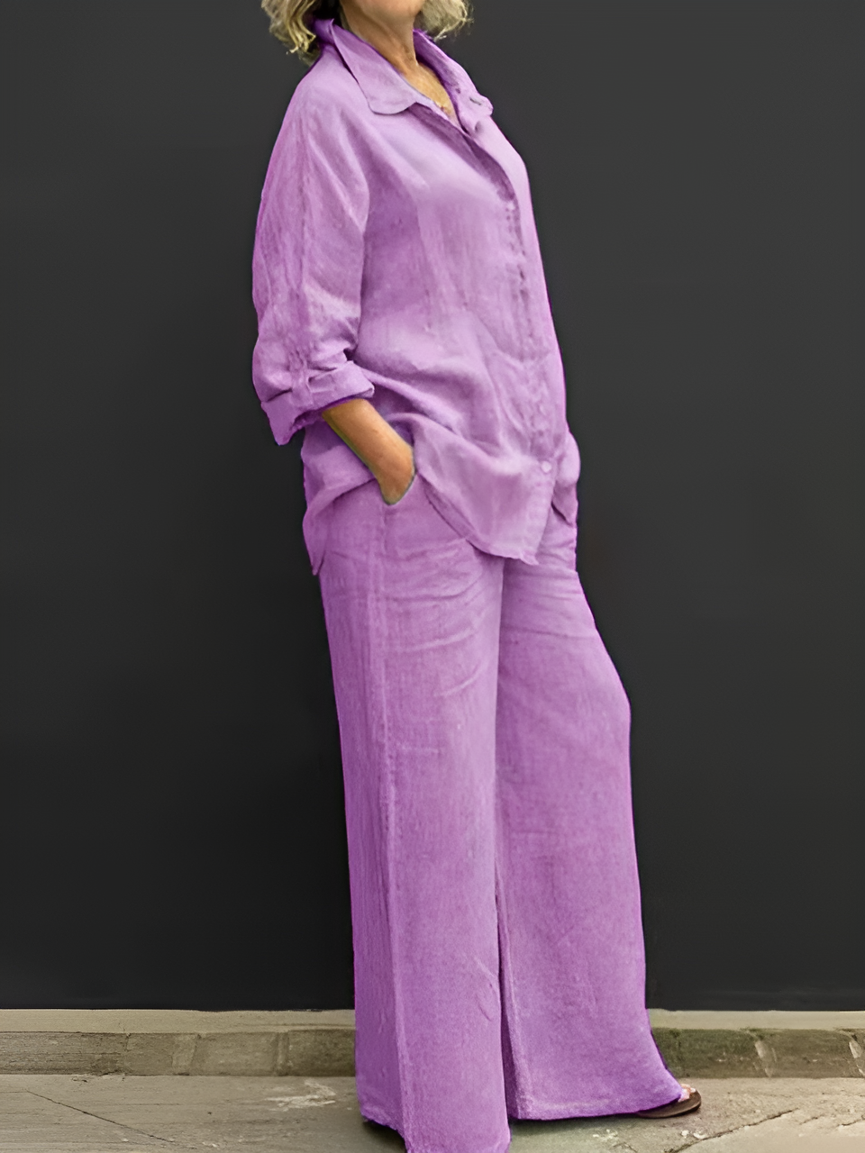Avelisse | Linen Relaxed Two-Piece Set