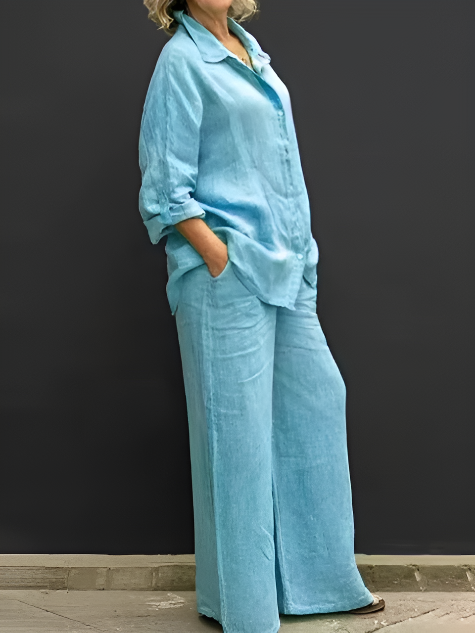 Avelisse | Linen Relaxed Two-Piece Set
