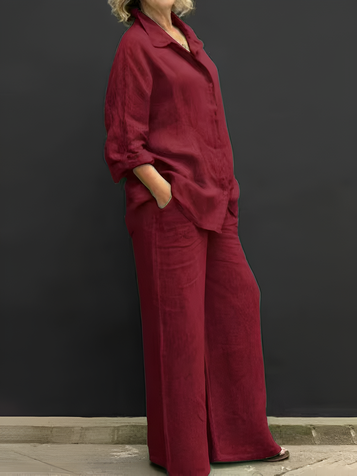 Avelisse | Linen Relaxed Two-Piece Set