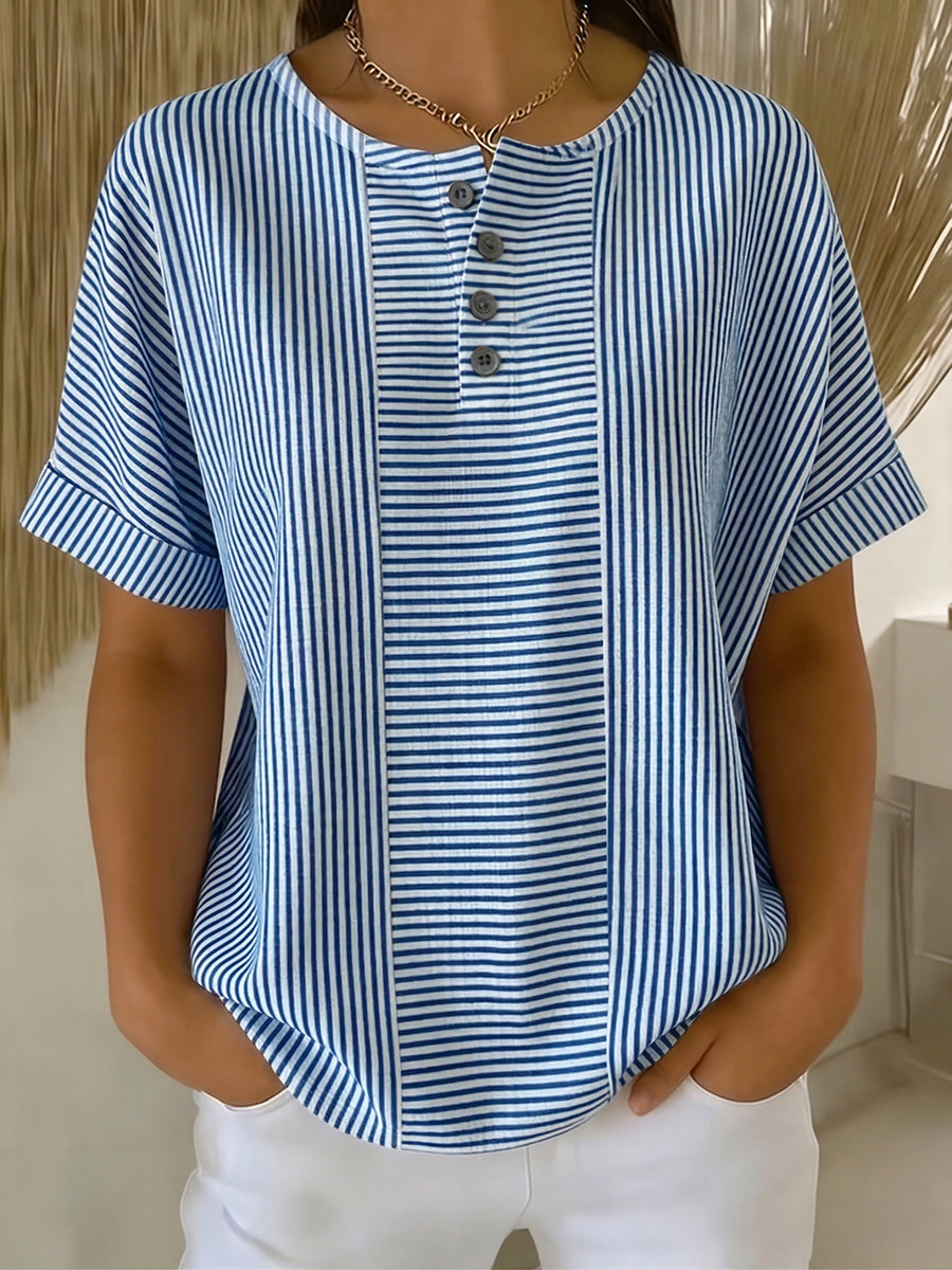 Élise | Relaxed Striped Blouse