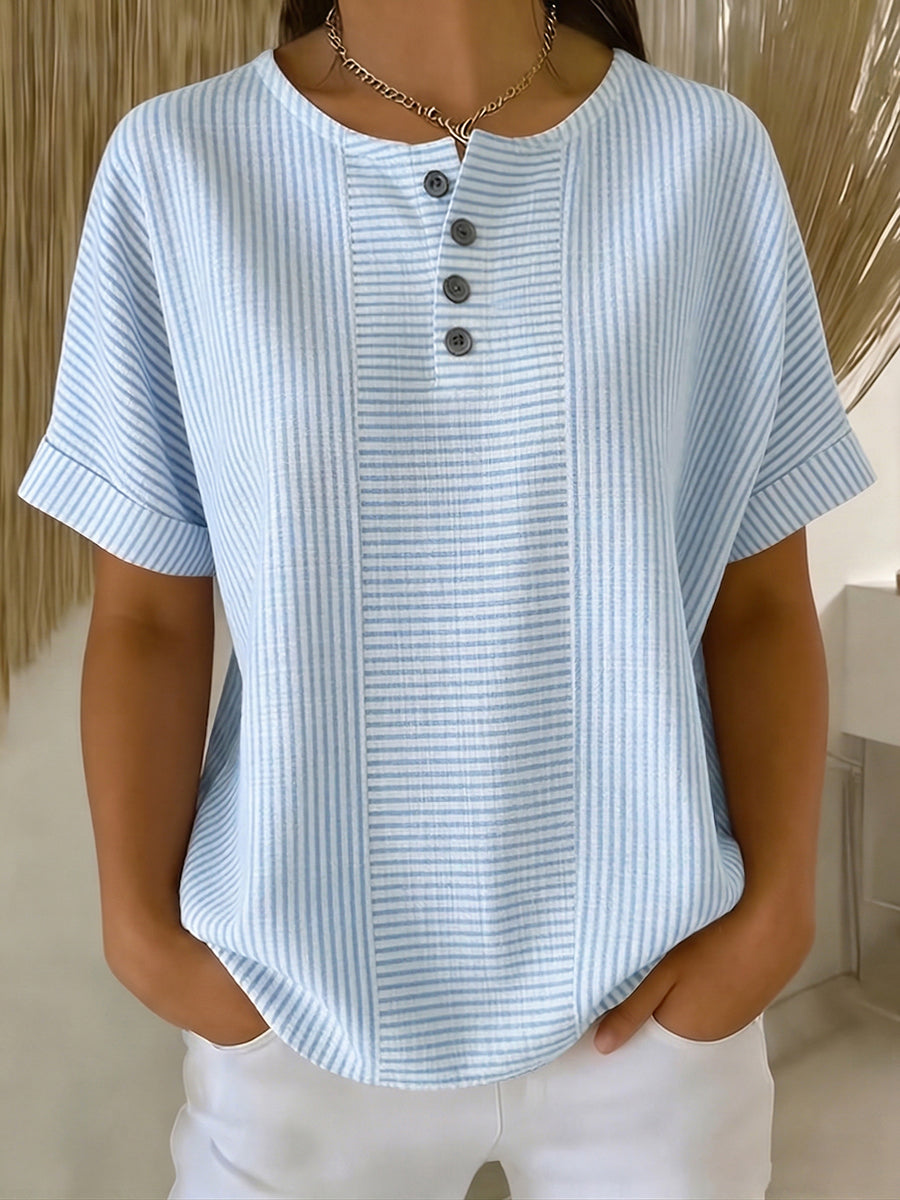 Élise | Relaxed Striped Blouse