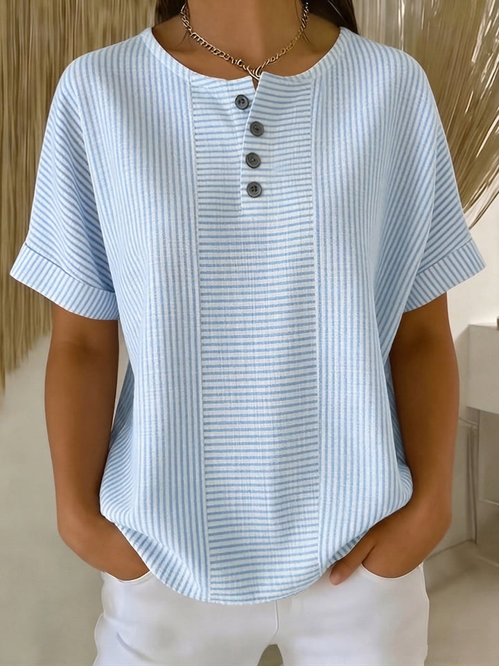 Élise | Relaxed Striped Blouse