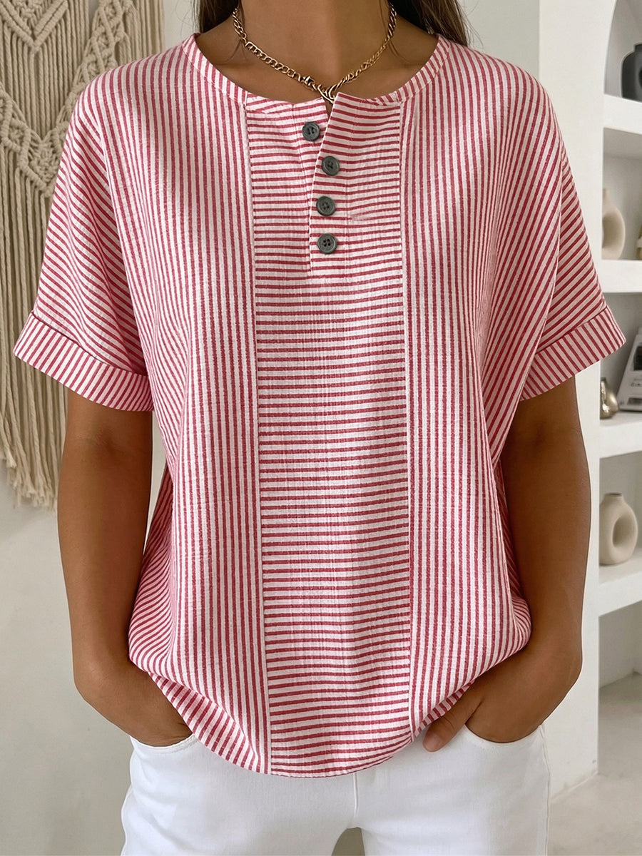 Élise | Relaxed Striped Blouse