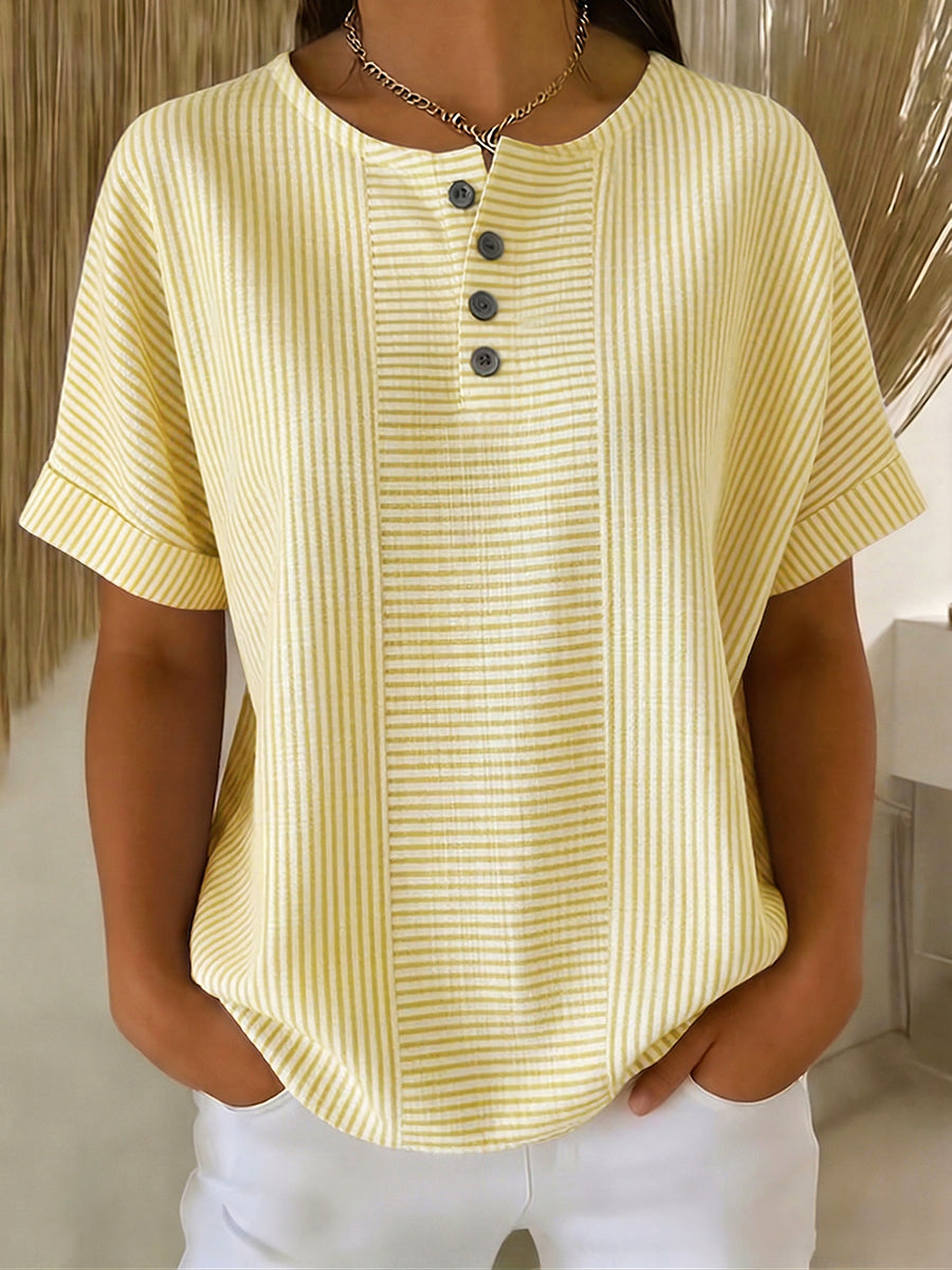 Élise | Relaxed Striped Blouse