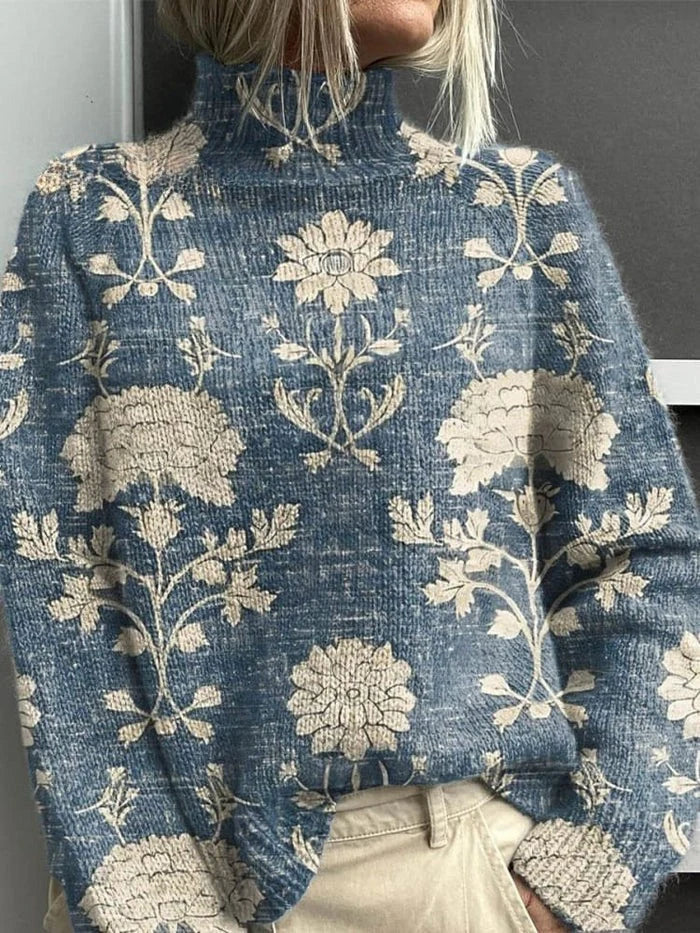 Rowena | Illustrated Knit Sweater