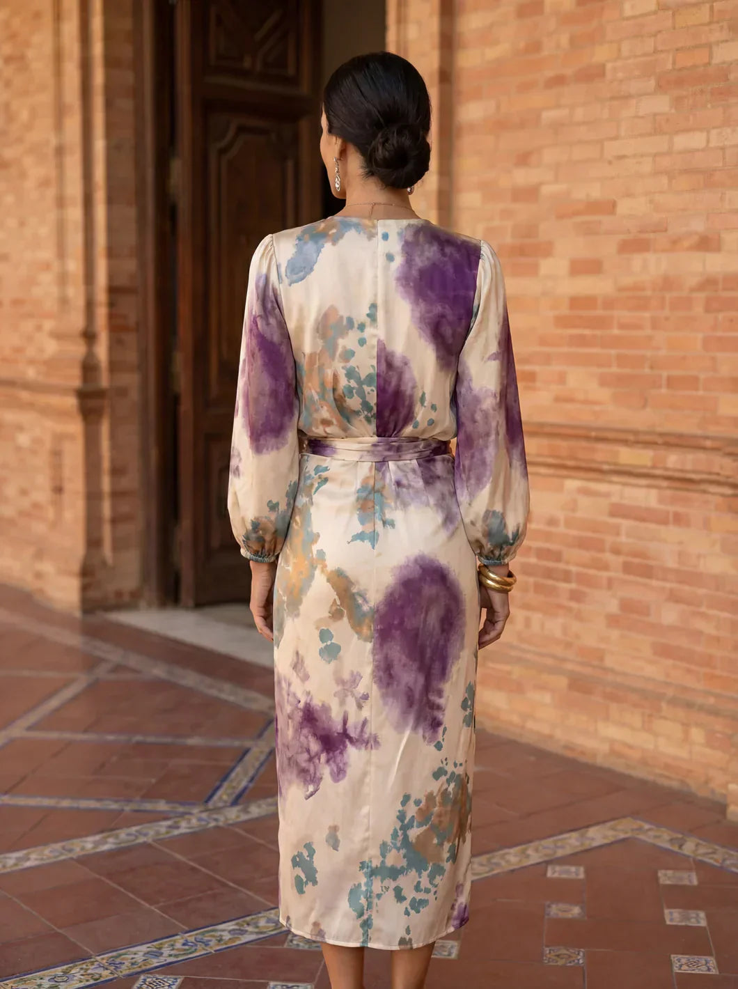 Isabelle | Elegant V-Neck Wrap Dress