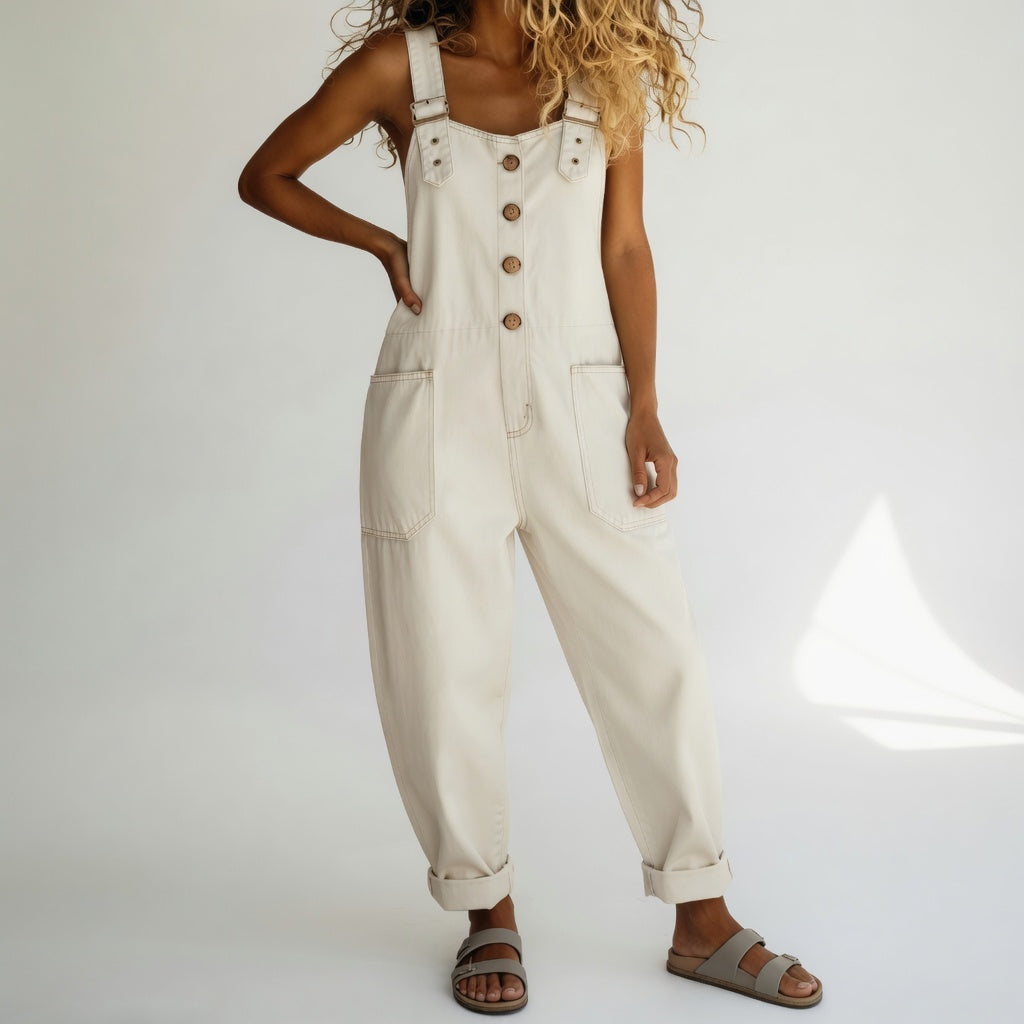 Juliette | Denim Boho Overalls