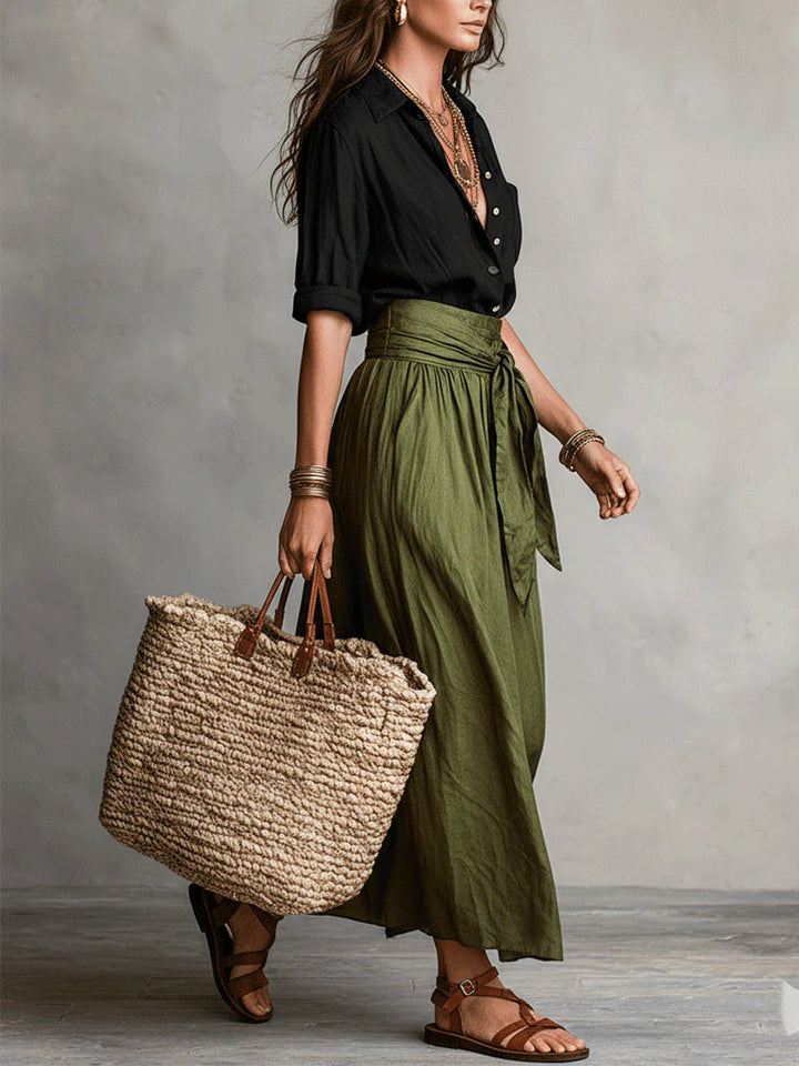 Camille | Elegant Flowing Skirt Set
