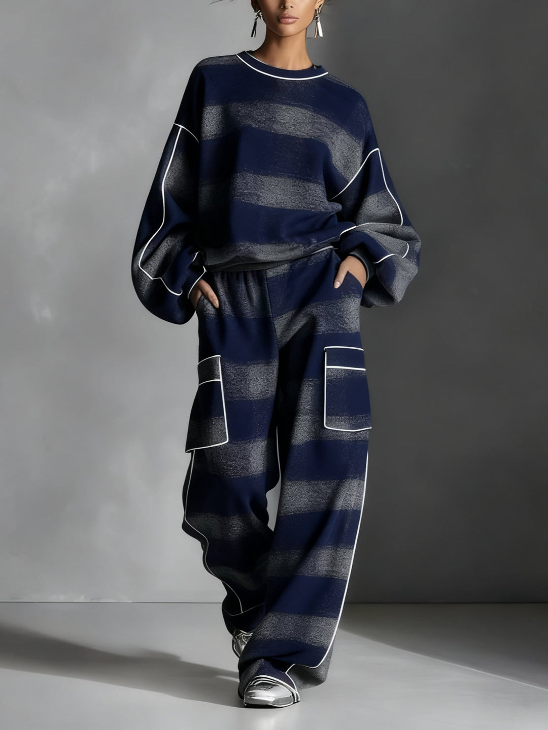 Rowan | Relaxed Check Lounge Set