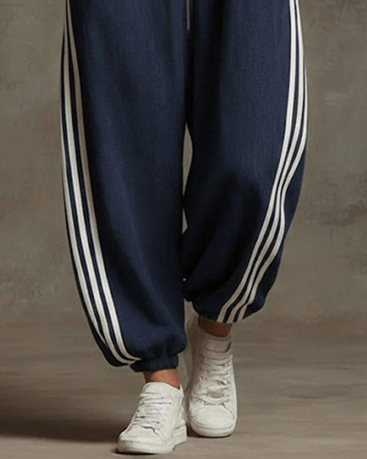 Leonora | Striped Tracksuit with Zipper