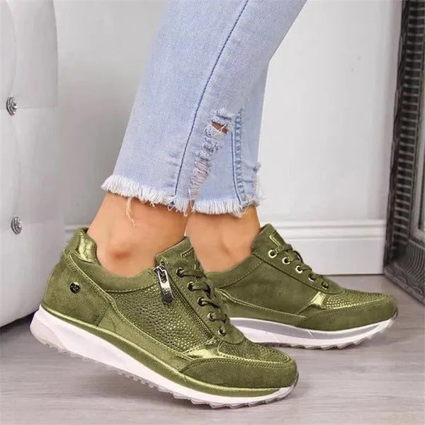 Valerie | Zip-Up Orthopedic Sneakers