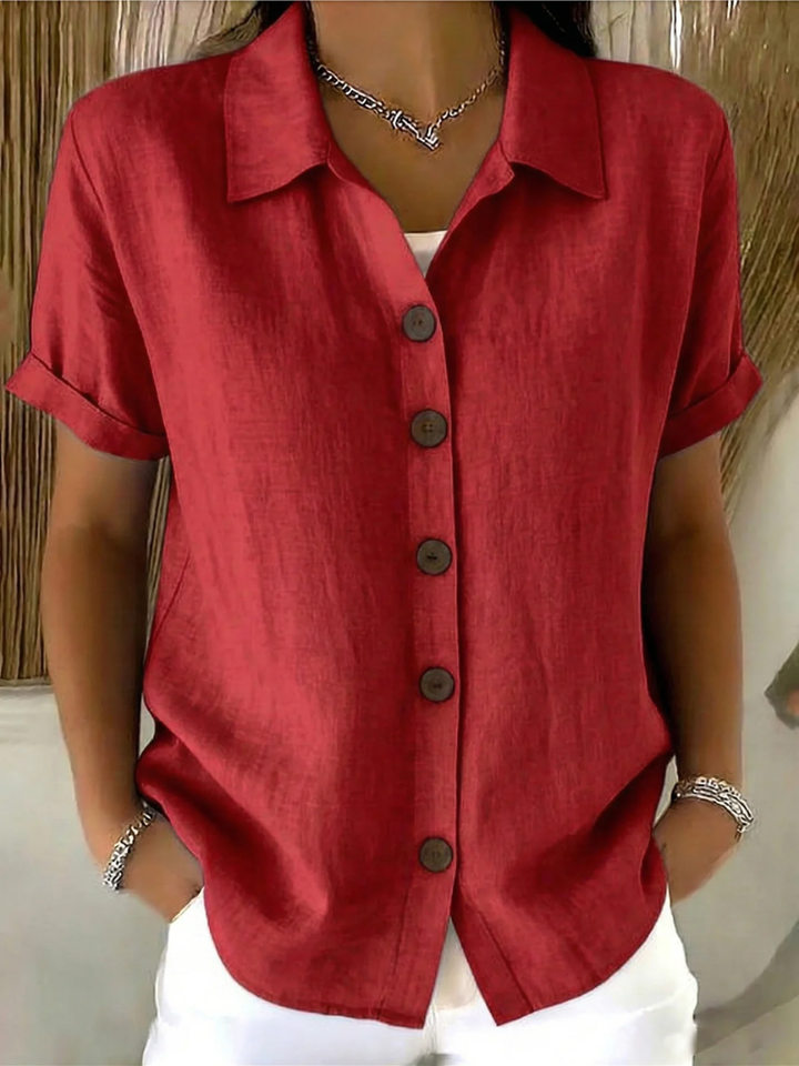 Valerie | Button Front Blouse