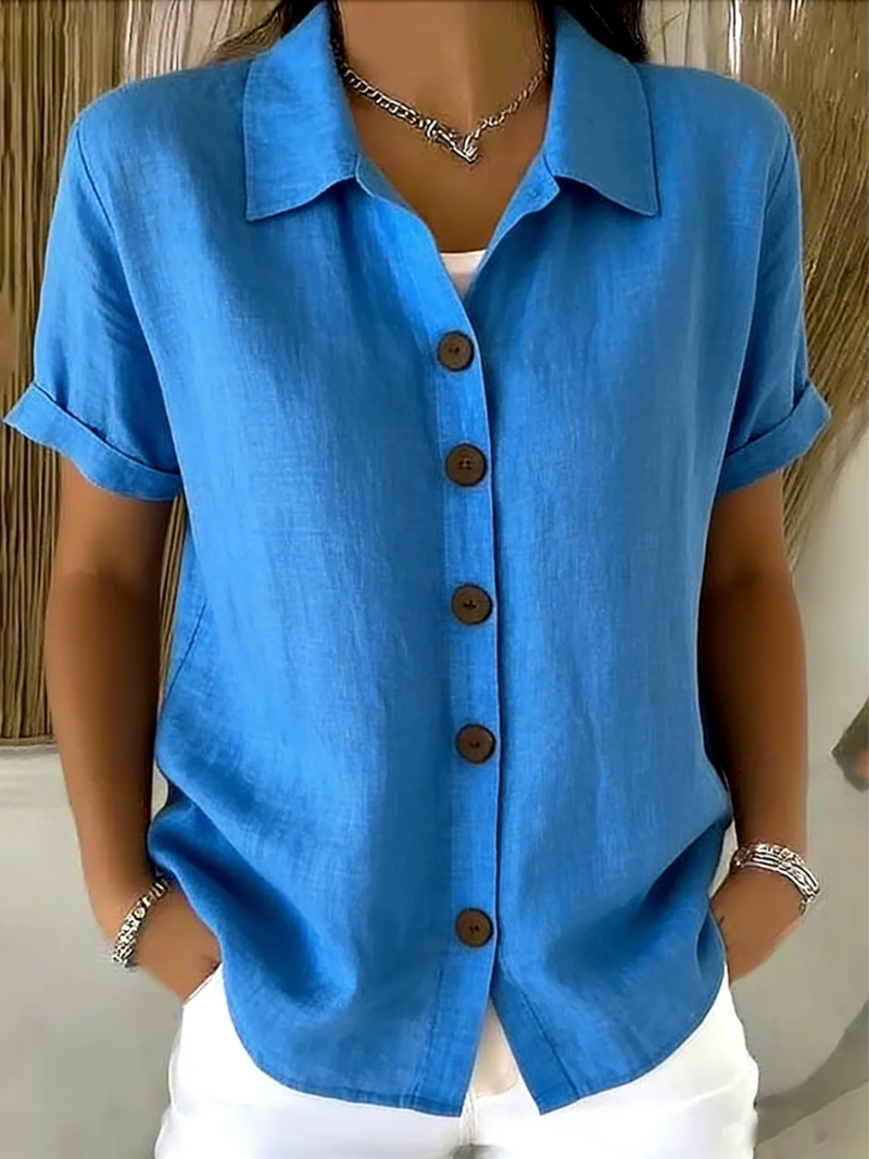 Valerie | Button Front Blouse