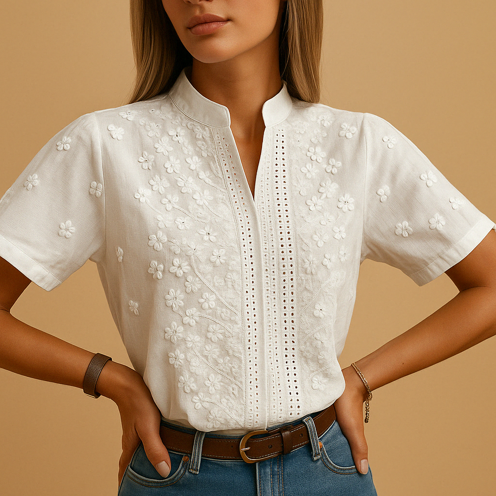 Sofia | Timeless White Blouse
