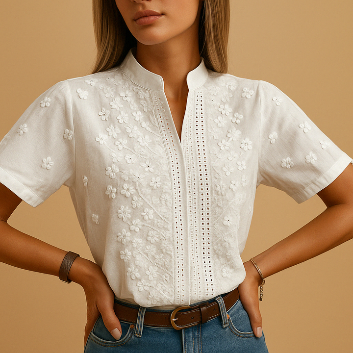 Sofia | Timeless White Blouse