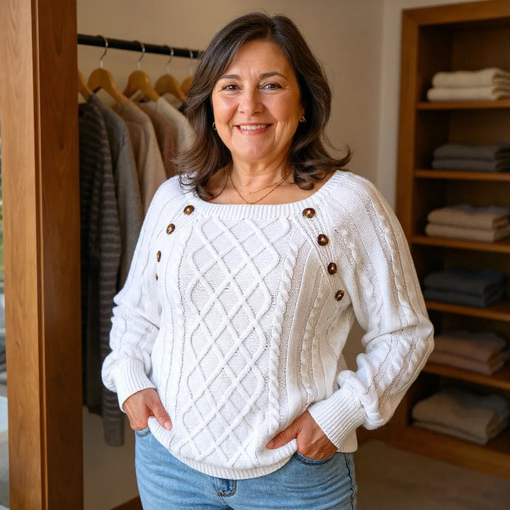 Calla | Cozy Cable Knit Sweater