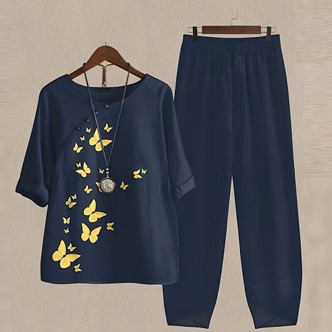 Cadence | Chic Relaxed Shirt & Pants Set