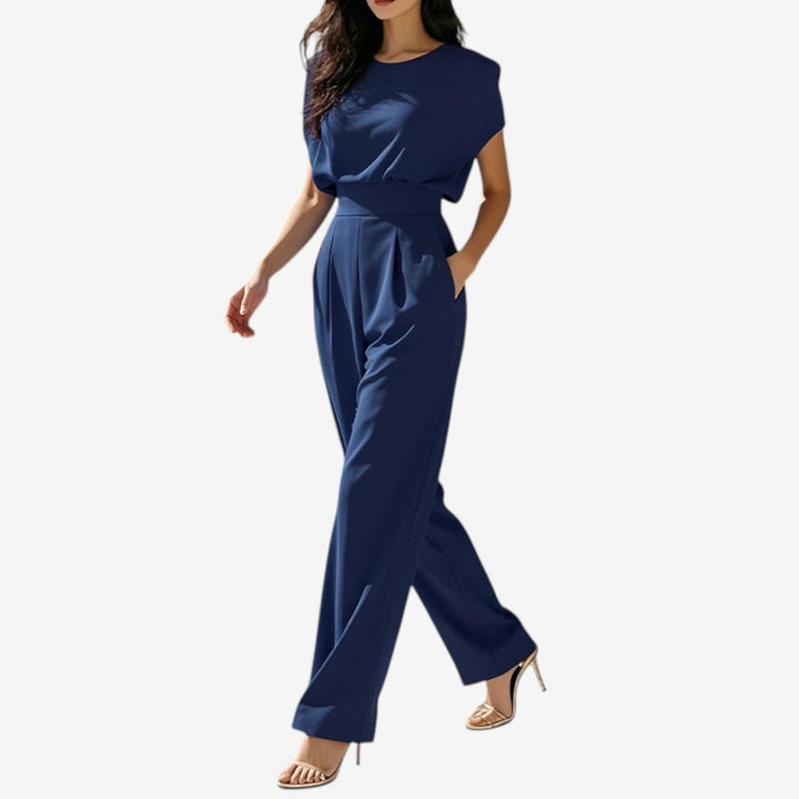 Celeste | Belted Elegant Jumpsuit