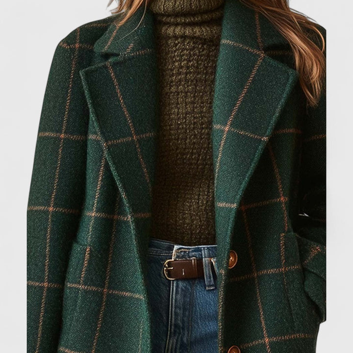 Seraphine | Tailored Check Coat