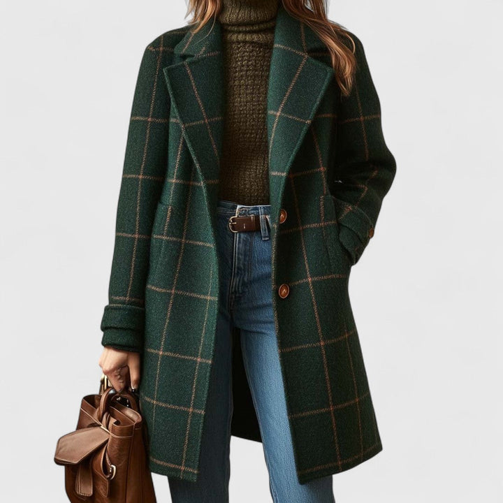 Seraphine | Tailored Check Coat