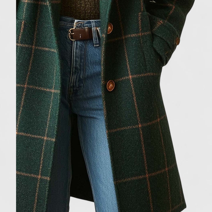 Seraphine | Tailored Check Coat