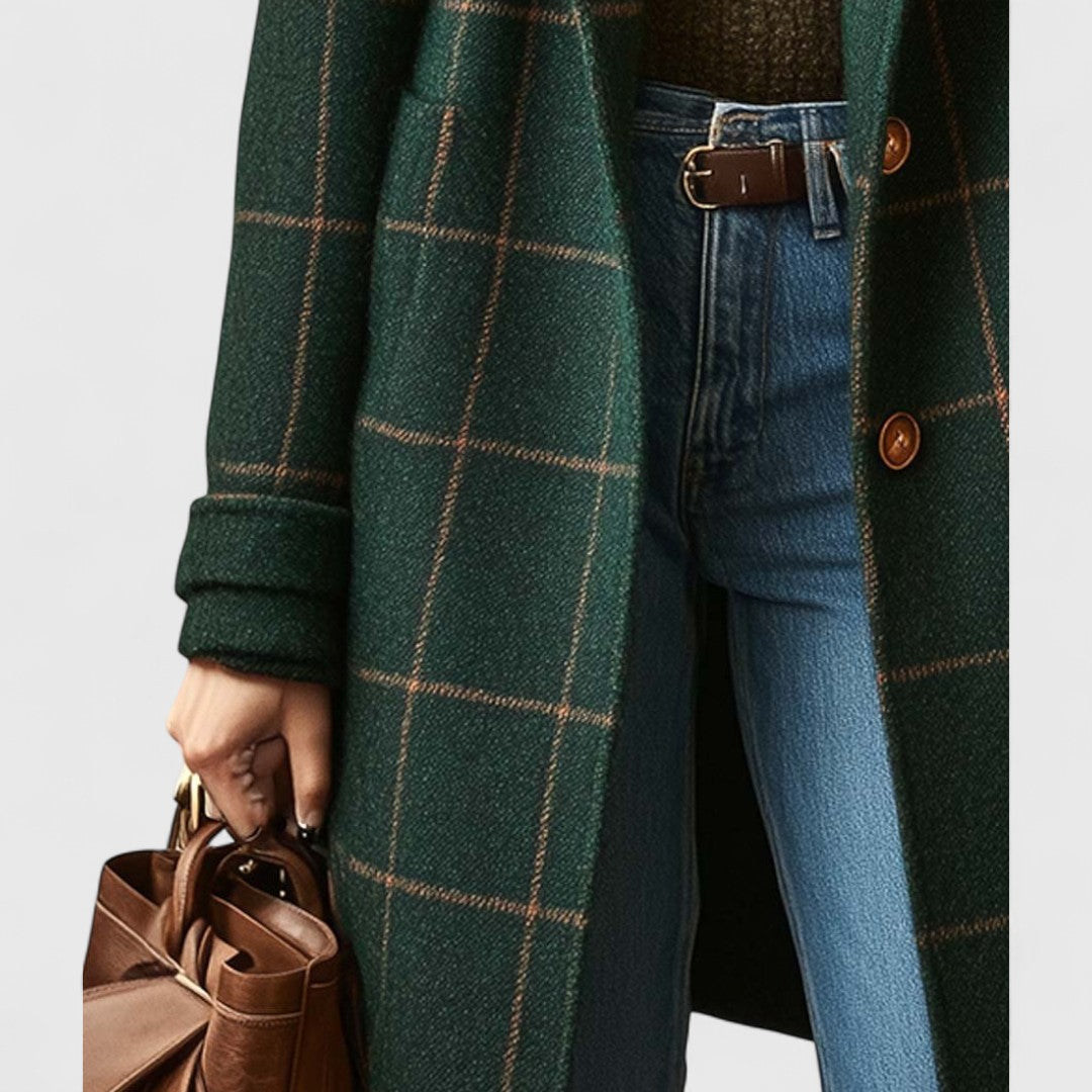 Seraphine | Tailored Check Coat