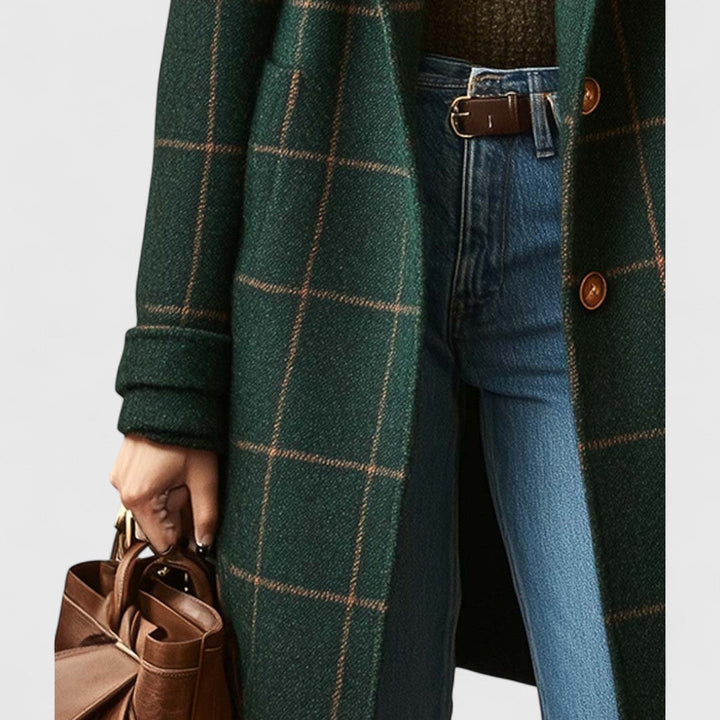 Seraphine | Tailored Check Coat