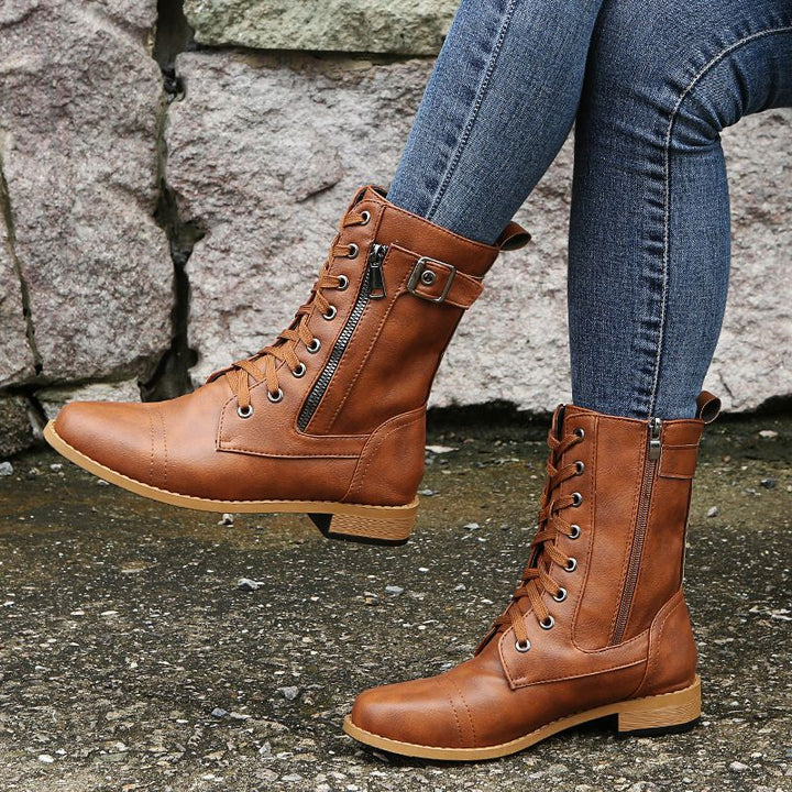 Félice - Elegant Orthopedic Leather Boots