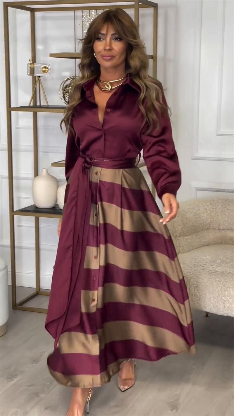 Averyne | Elegant Printed French Dress