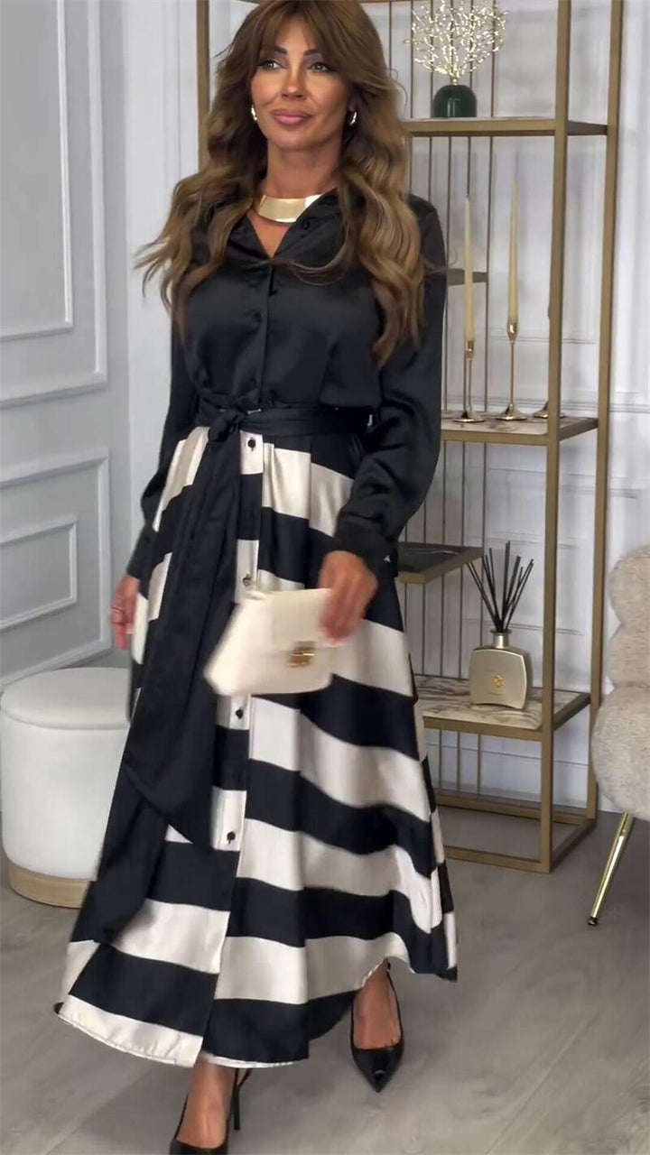 Averyne | Elegant Printed French Dress