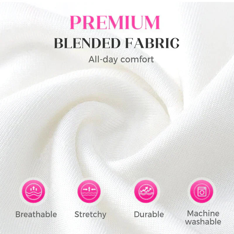 Aurélia | Women's Casual Pleated V-Neck Short-Sleeve Top