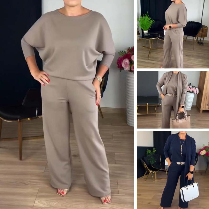 Elisa | Elegant Three-Piece Cardigan Set