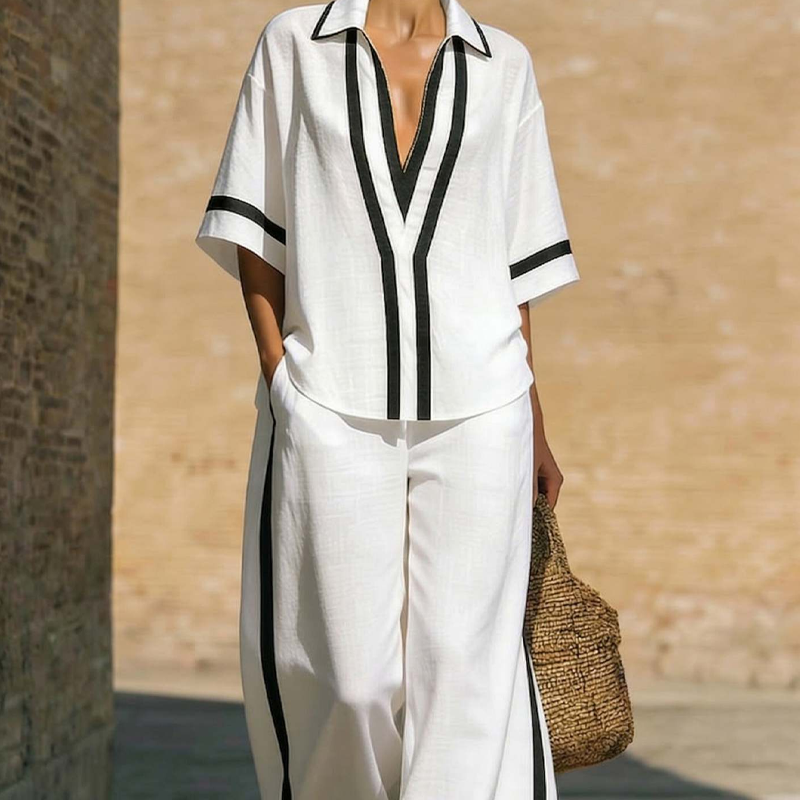 Sienna | Casual Colorblock Lounge Set