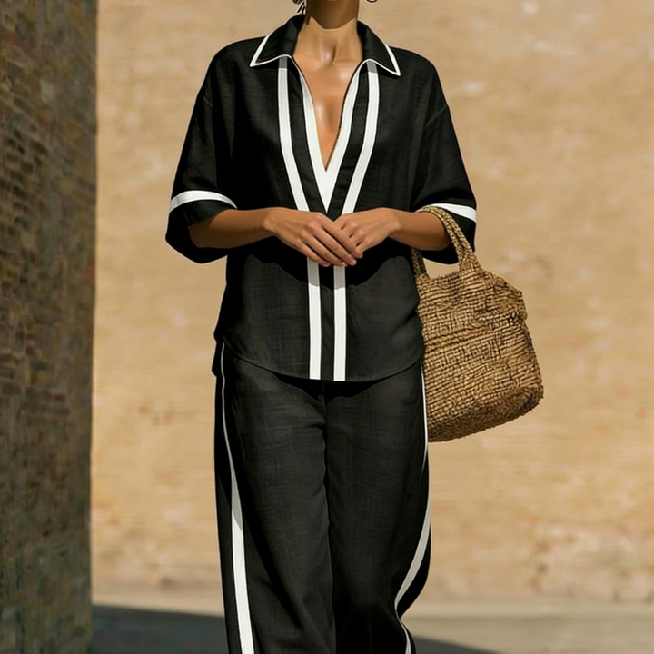 Sienna | Casual Colorblock Lounge Set