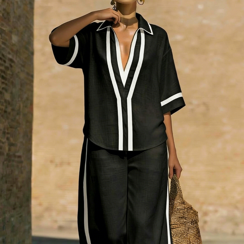 Sienna | Casual Colorblock Lounge Set