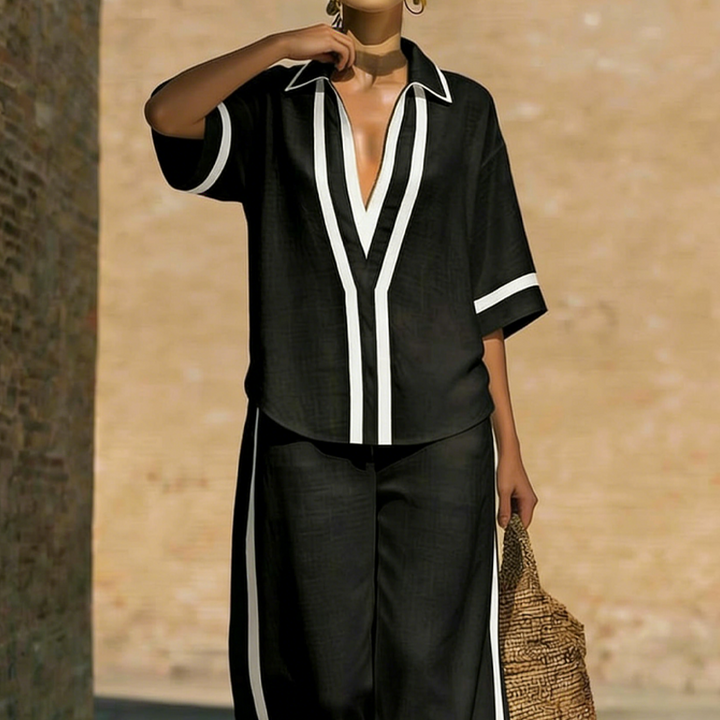 Sienna | Casual Colorblock Lounge Set