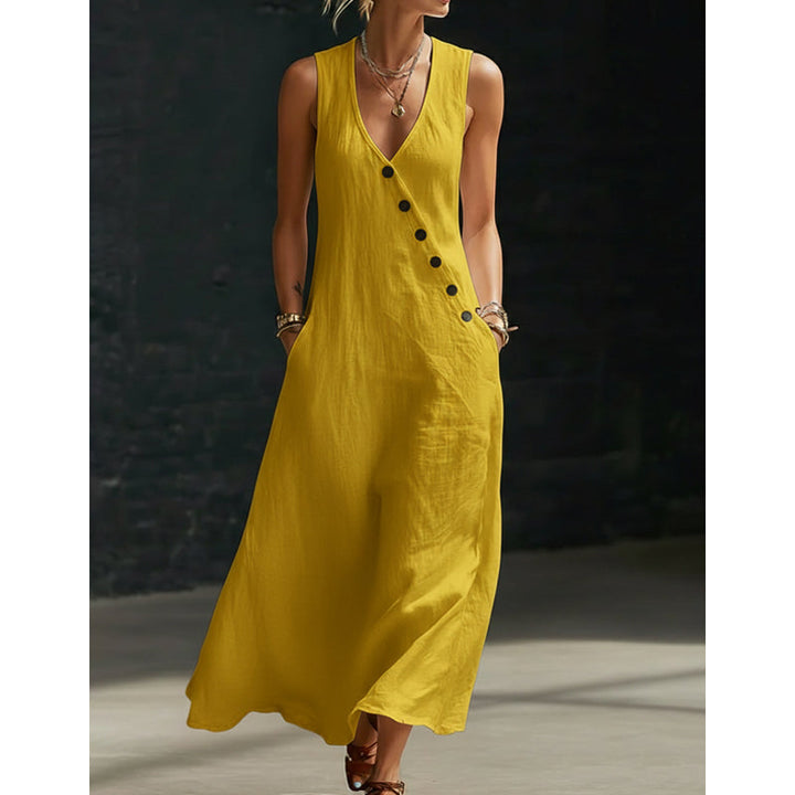Juliette | Chic Wrap Maxi Dress with Pockets