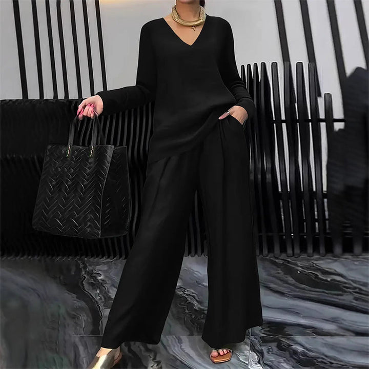 Camille | Elegant Wide-Leg Lounge Set