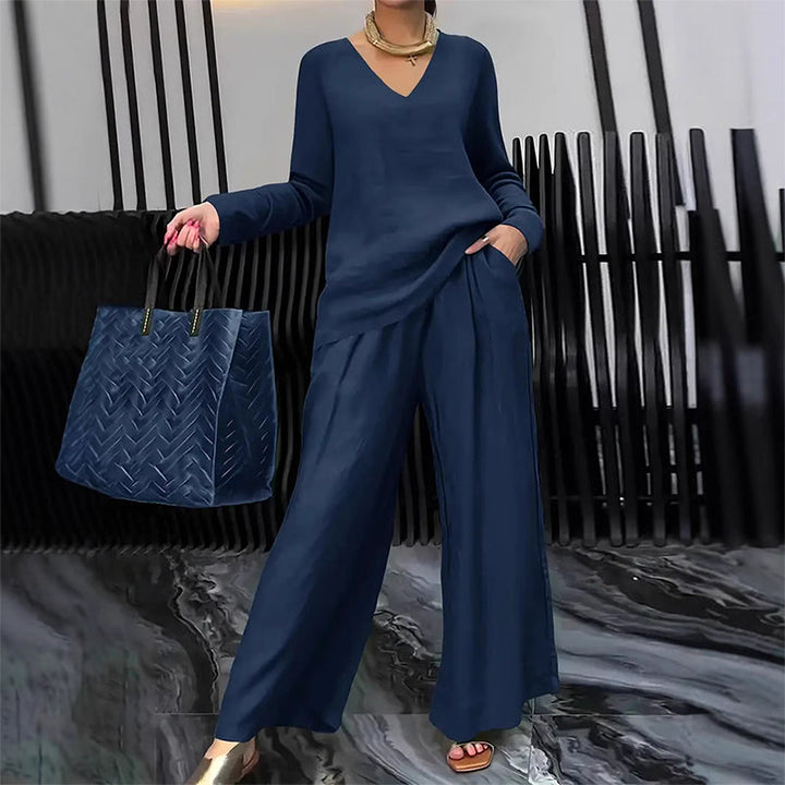 Camille | Elegant Wide-Leg Lounge Set