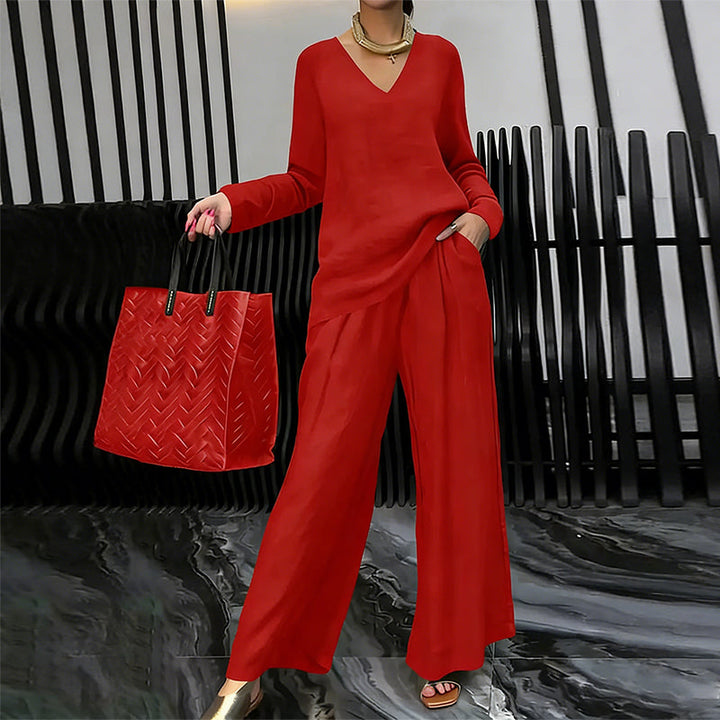 Camille | Elegant Wide-Leg Lounge Set