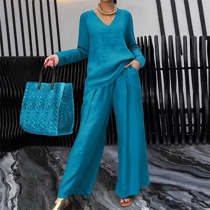Camille | Elegant Wide-Leg Lounge Set