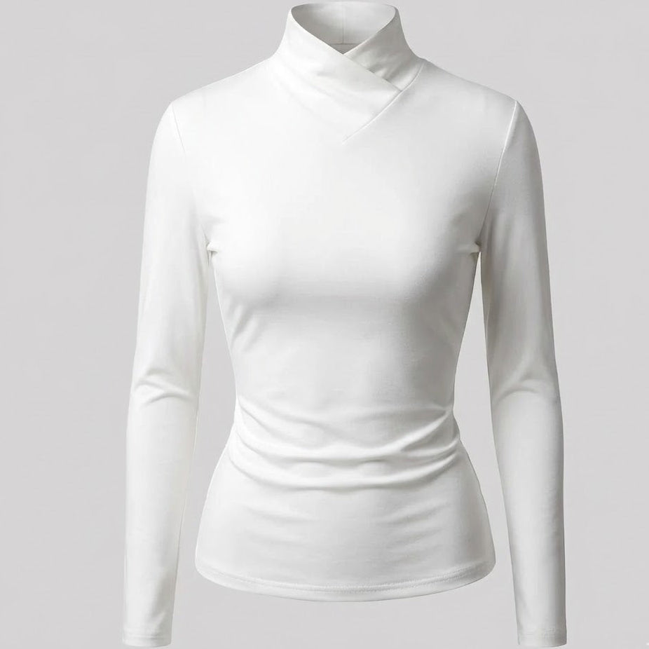 Stazia | Elegant High-Neck Blouse